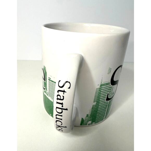 2006 Starbucks Singapore City Mug 16oz Green Collector Series Made Thailand - Picture 4 of 6